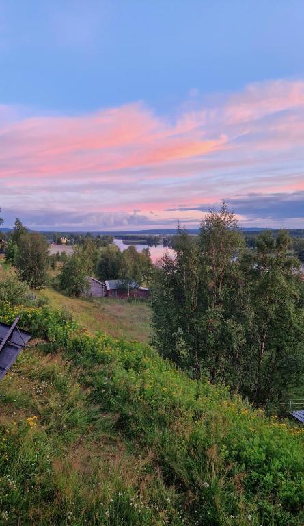 Naturlandskap nära vandrarhemmet