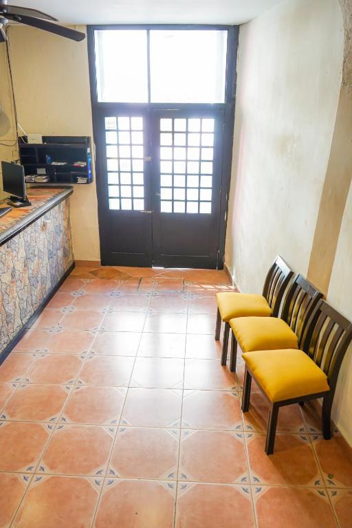 Kuchyň nebo kuchyňský kout v ubytování OYO Hotel Plaza Veracruz Centro Historico