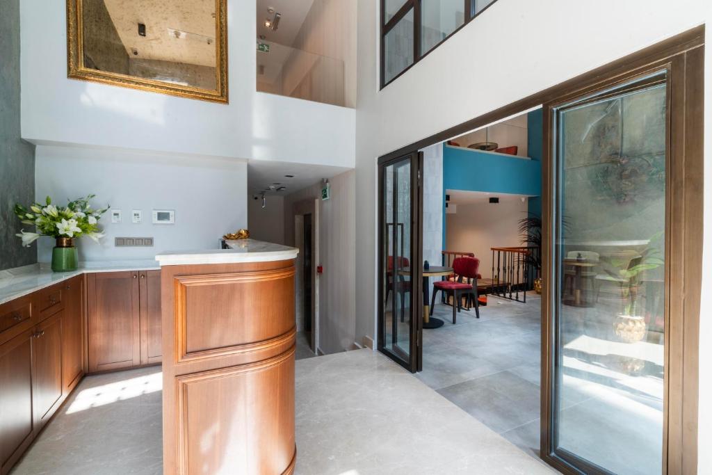 Posezení v ubytování Smart and Simple Hotel Karakoy