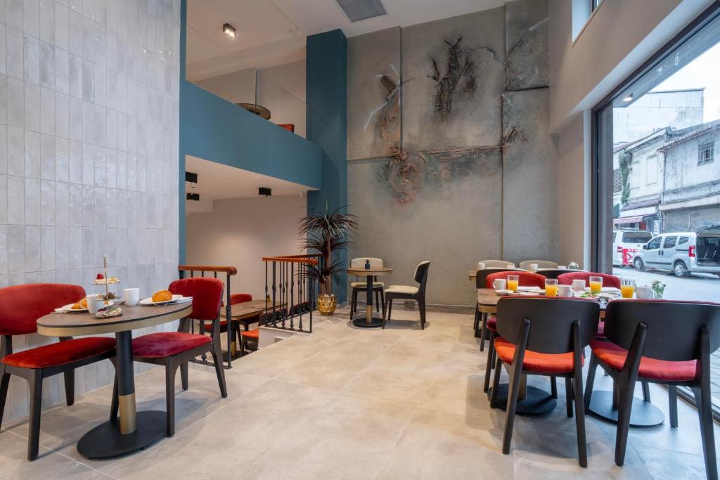 Posezení v ubytování Smart and Simple Hotel Karakoy