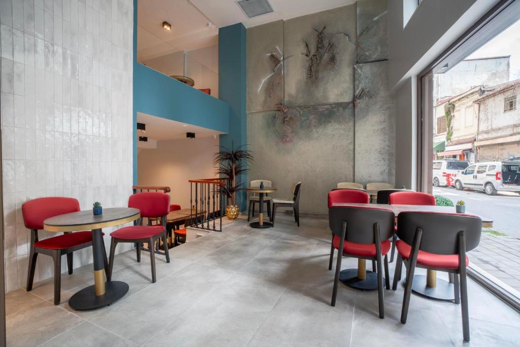 Posezení v ubytování Smart and Simple Hotel Karakoy