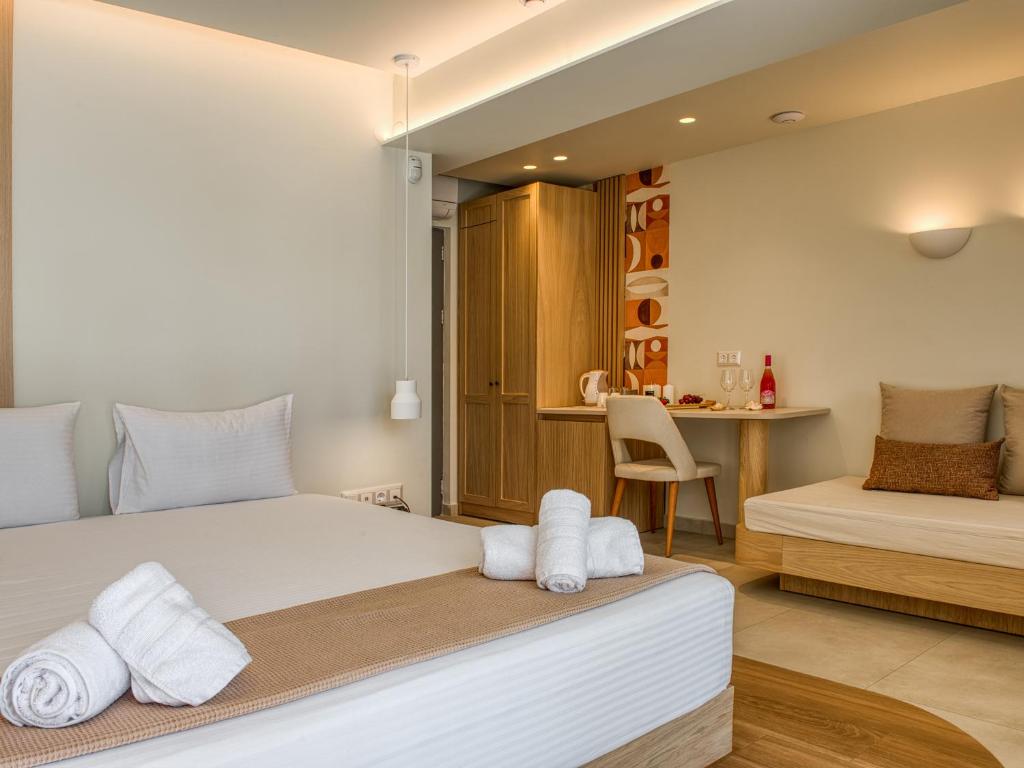 Posezení v ubytování Sandy Seaside Suites