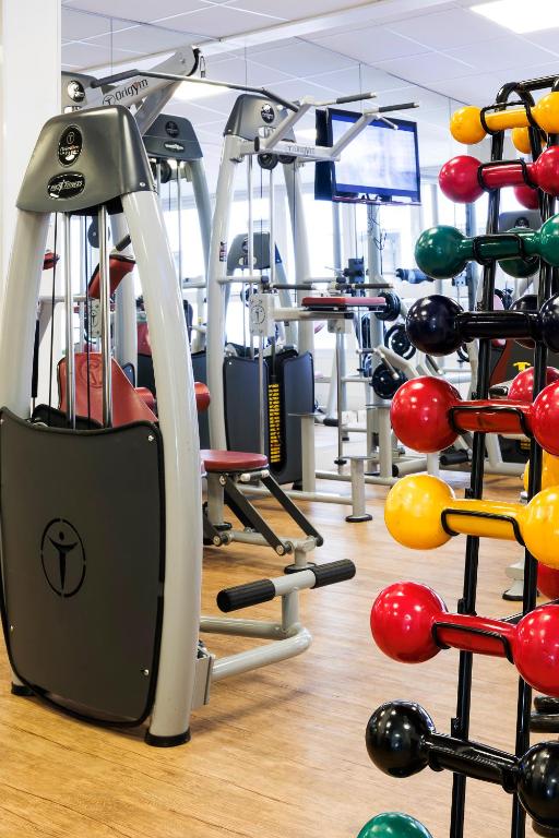 Fitness centrum a/nebo fitness zařízení v ubytování Central Park Flat Jardins