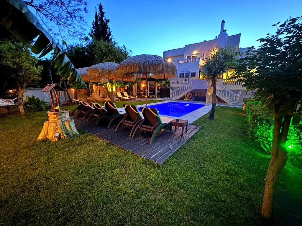 Zahrada ubytování Villa Small Paradise