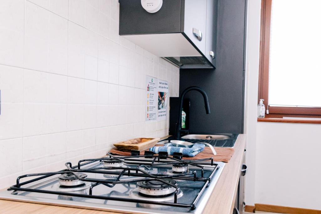 Kuchyň nebo kuchyňský kout v ubytování Casa Oslo