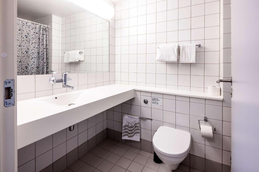 Koupelna v ubytování Scandic Aarhus Vest