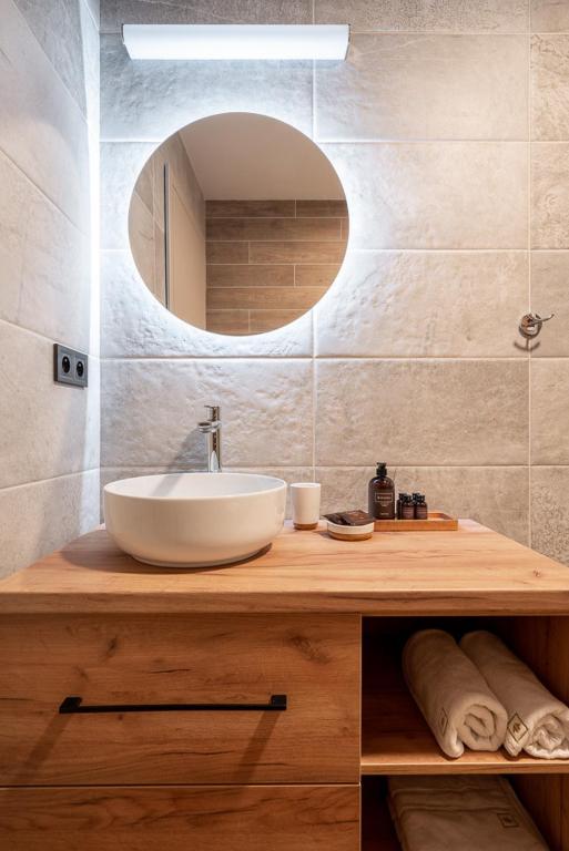 Koupelna v ubytování Resort Aurum Residence A