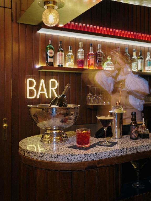 Lounge nebo bar v ubytování Max Brown Hotel Missori, part of Sircle Collection