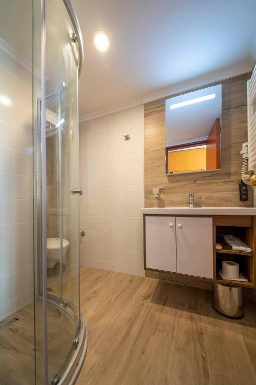 Koupelna v ubytování Çanak Hotel