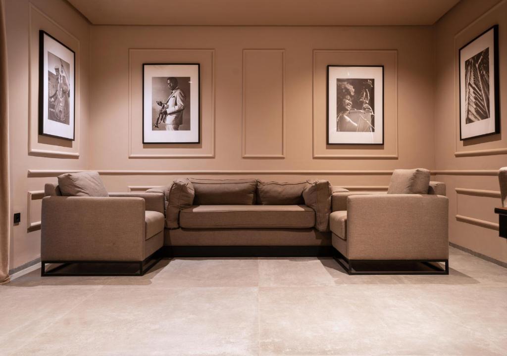 Posezení v ubytování Longue vie Hotels