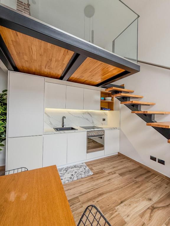 Kuchyň nebo kuchyňský kout v ubytování Superior Duplex 1