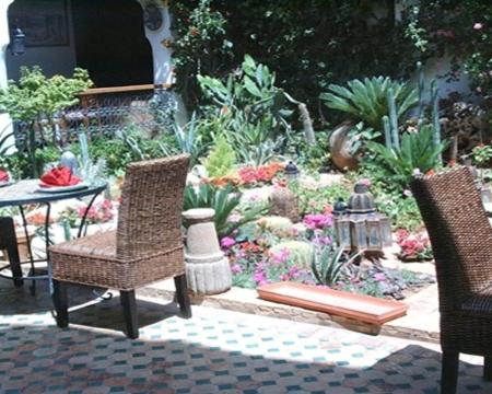 Zahrada ubytování Le Riad Meknes