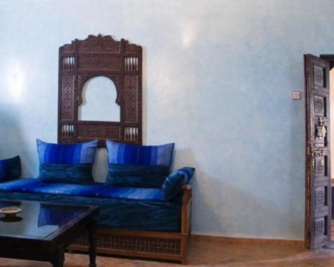 Posezení v ubytování Le Riad Meknes