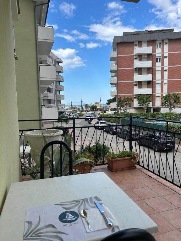 Balkón nebo terasa v ubytování Hotel Ines