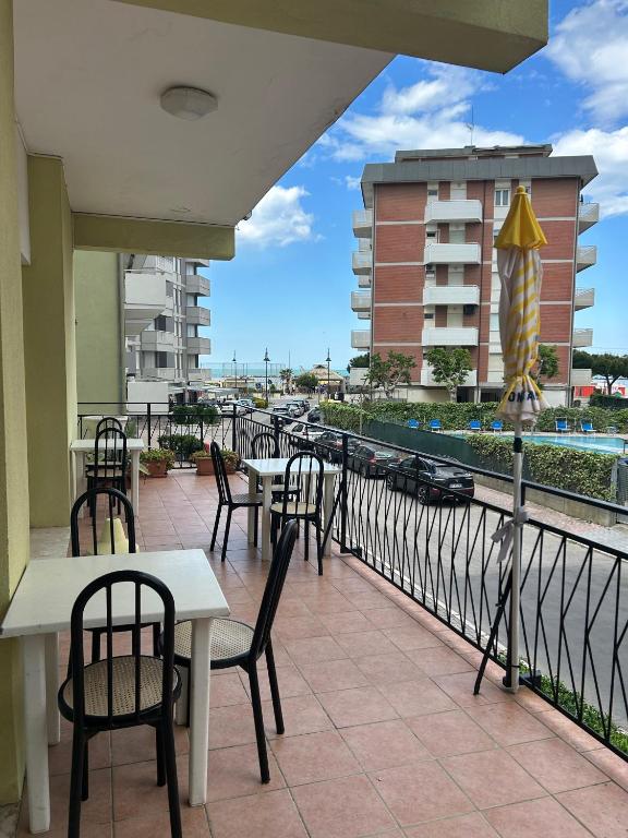 Balkón nebo terasa v ubytování Hotel Ines