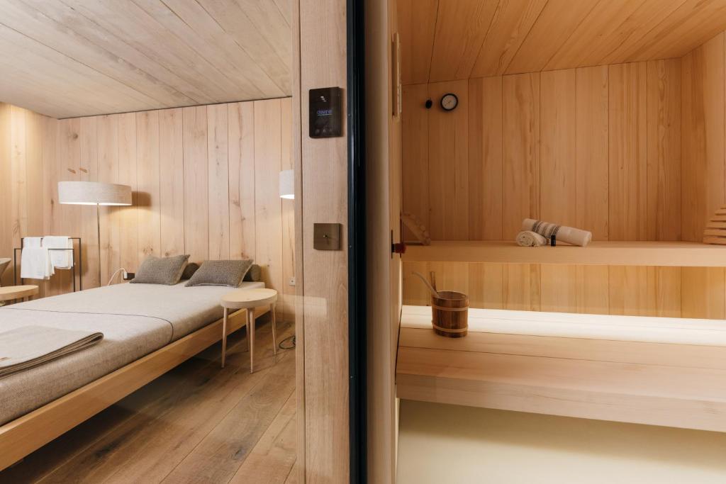 Cama o camas de una habitación en Wiesergut