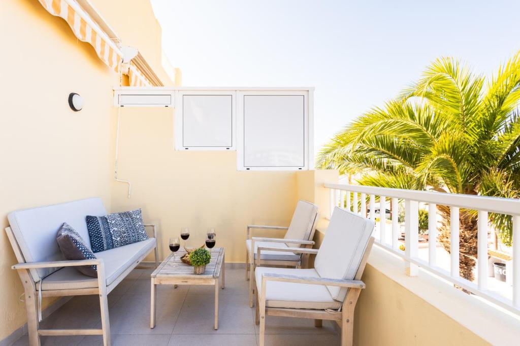 Balkón nebo terasa v ubytování Rooftop Playa Paraiso FREE WIFI