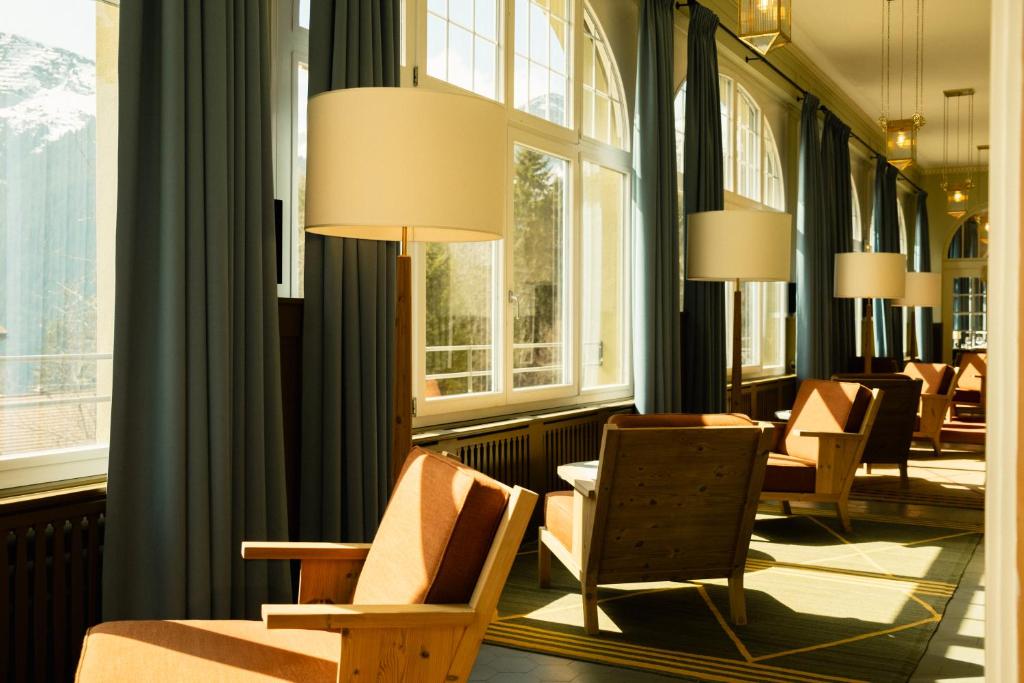 Posezení v ubytování Grand Hotel Belvedere, a Beaumier Hotel