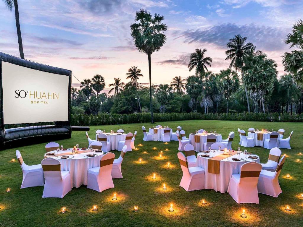 Zahrada ubytování SO/ Sofitel Hua Hin