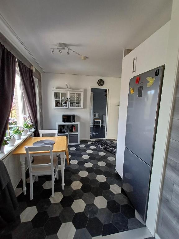 Kuchyň nebo kuchyňský kout v ubytování Centralt hus