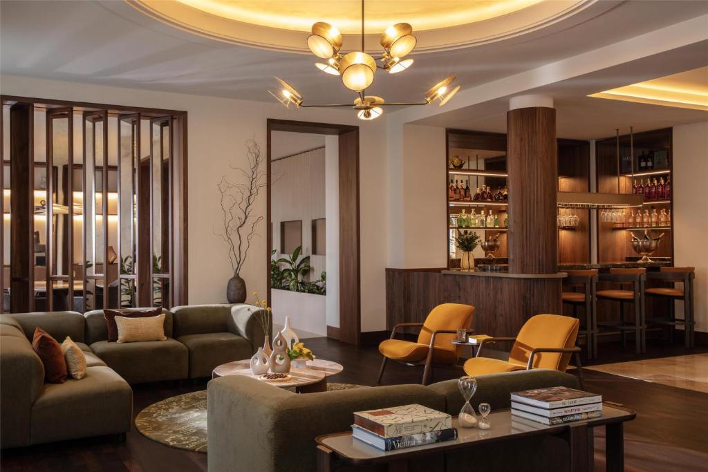 Posezení v ubytování Anantara Palais Hansen Vienna - newly renovated
