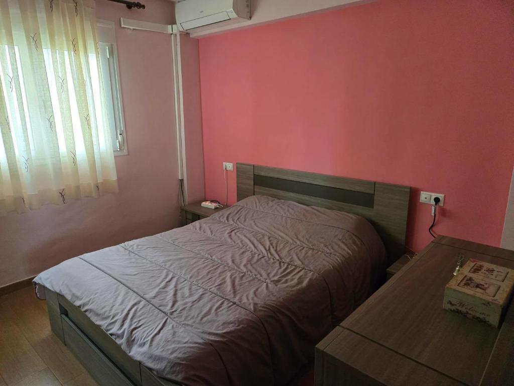 Posteľ alebo postele v izbe v ubytovaní Cozy apartment with balcony in Málaga 81 m²