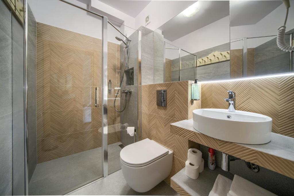 Kúpeľňa v ubytovaní Butorowy Dwór