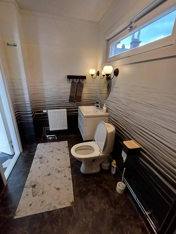 Koupelna v ubytování Centralt hus