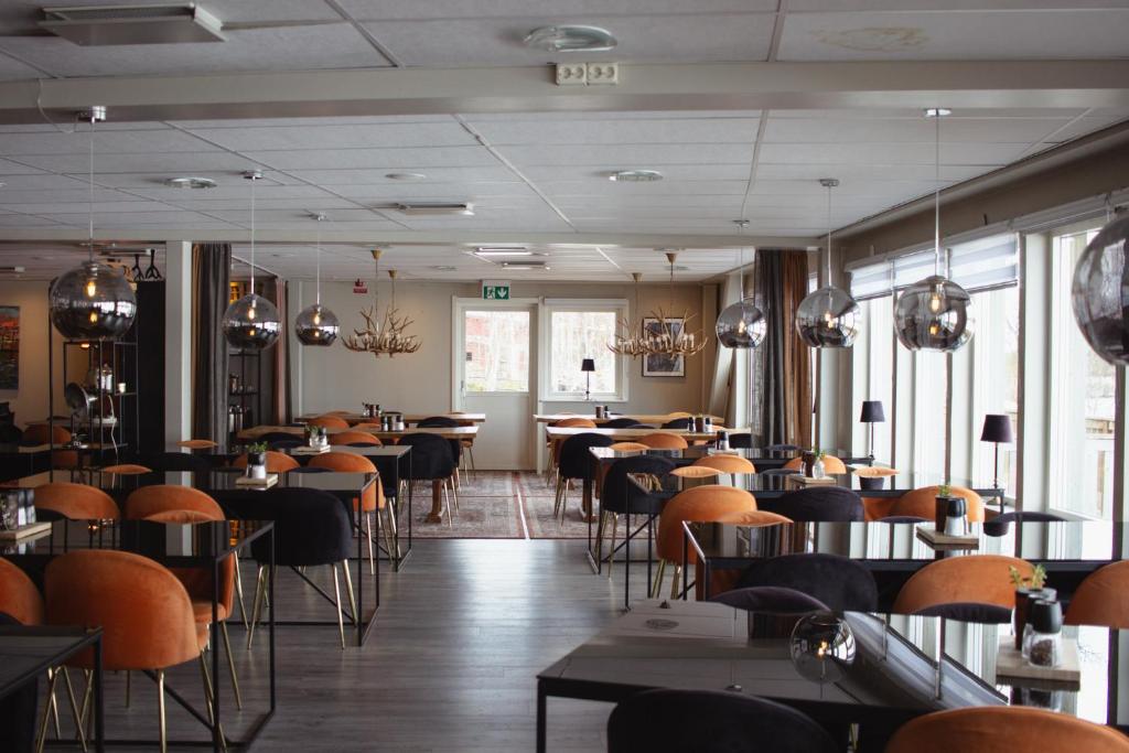 Restaurace v ubytování Hornavan Hotell