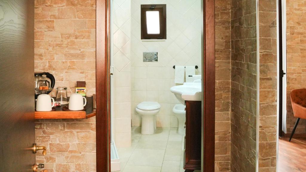 Kúpeľňa v ubytovaní Uria Rooms & Suite B&B