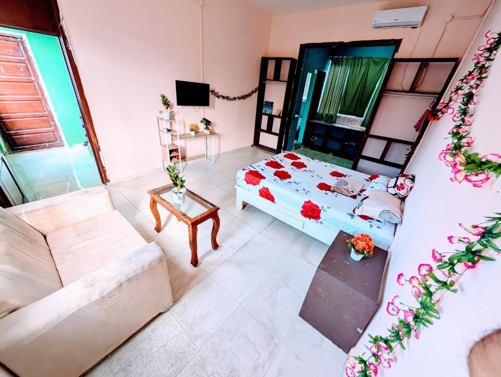 Postel nebo postele na pokoji v ubytování Hostel El Español