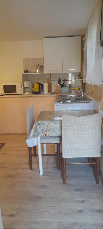 Kuchyň nebo kuchyňský kout v ubytování Apartman Tihana