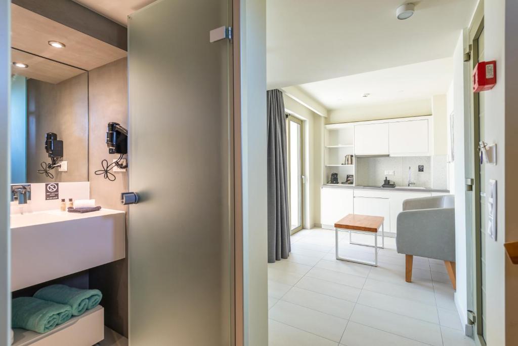 Köök või kööginurk majutusasutuses Thalassa Suites