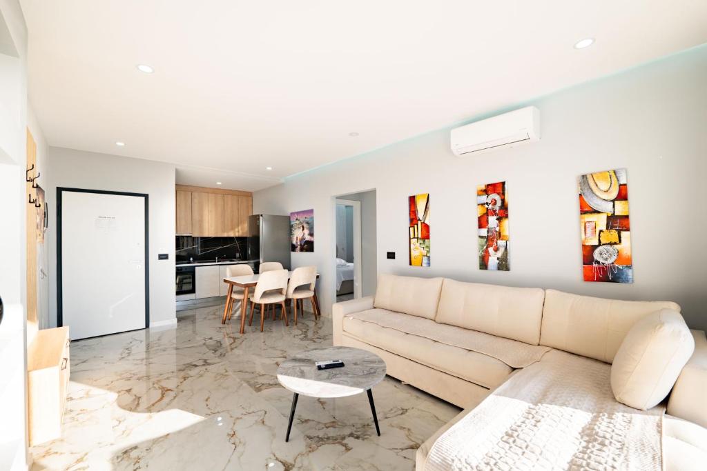 Kuchyň nebo kuchyňský kout v ubytování Day LUX Premium Apartments