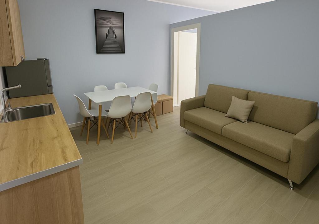 Posezení v ubytování AMMEN Apartment