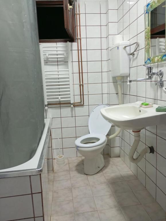 Koupelna v ubytování Zamak
