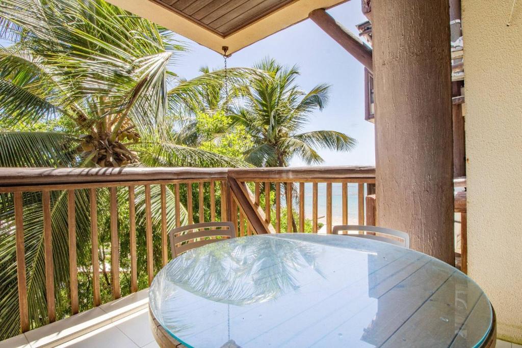 Balkón nebo terasa v ubytování Barra Bali - Condomínio Pé na Areia Vista Mar