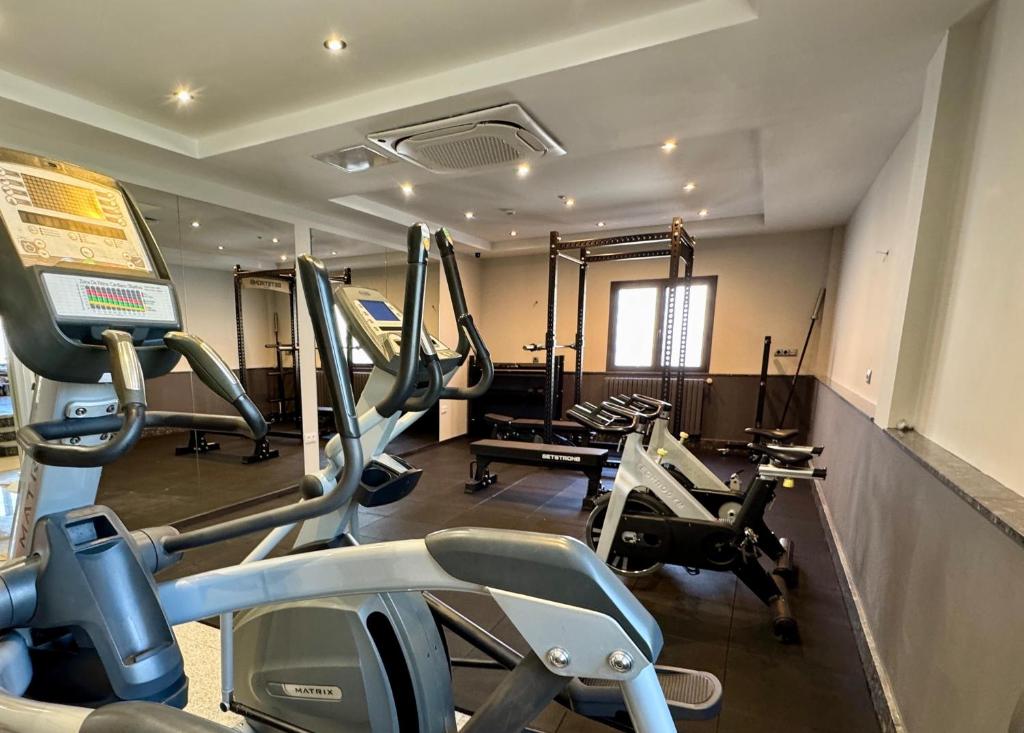 Fitness centrum a/nebo fitness zařízení v ubytování Hotel Ávila Diró