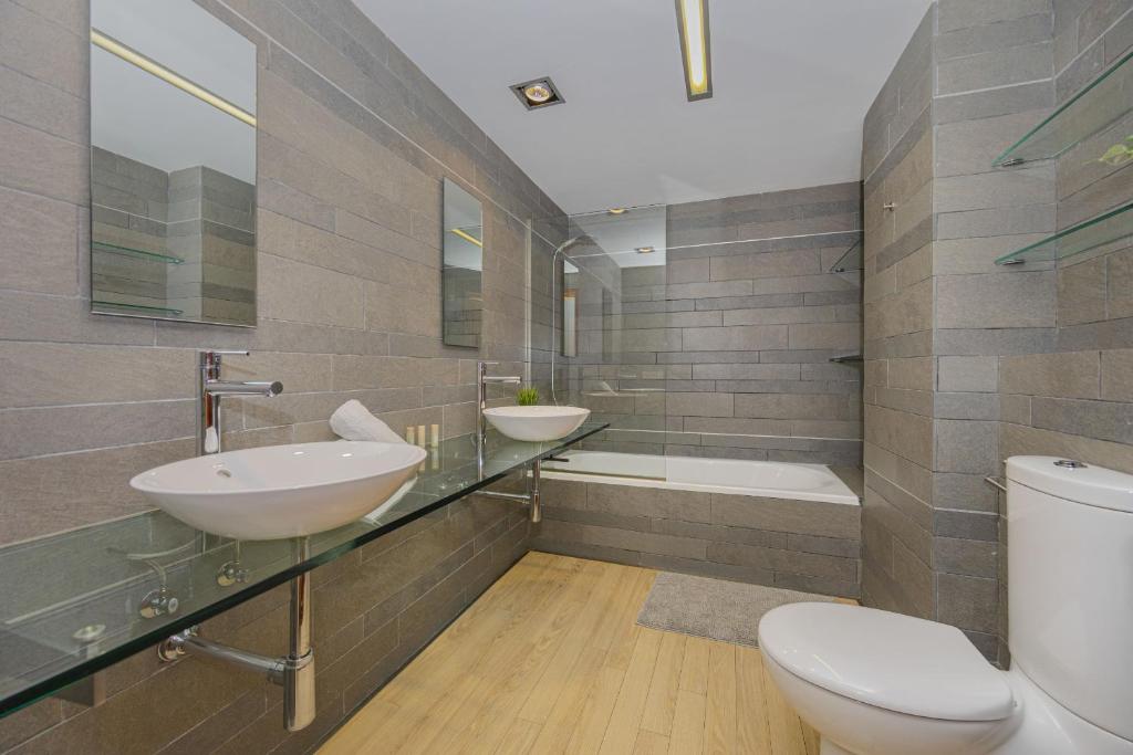 Koupelna v ubytování Apartamento Ciutadella 1