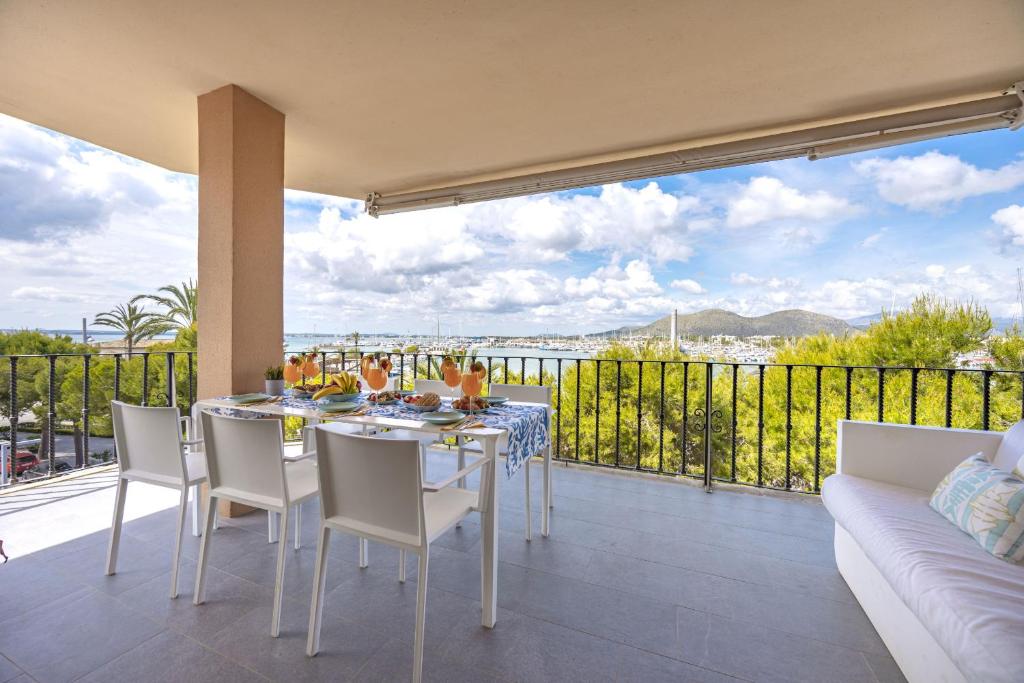 Balkón nebo terasa v ubytování Apartamento Ciutadella 1
