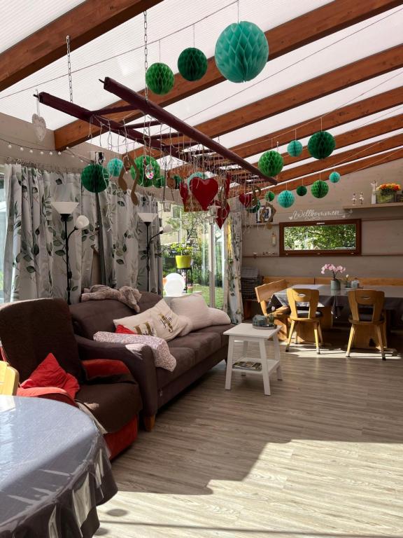 Posezení v ubytování Gästehaus Jutta / Pension Link