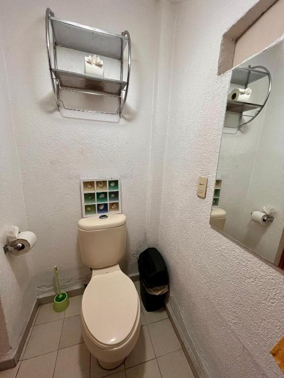Koupelna v ubytování Casita del Árbol