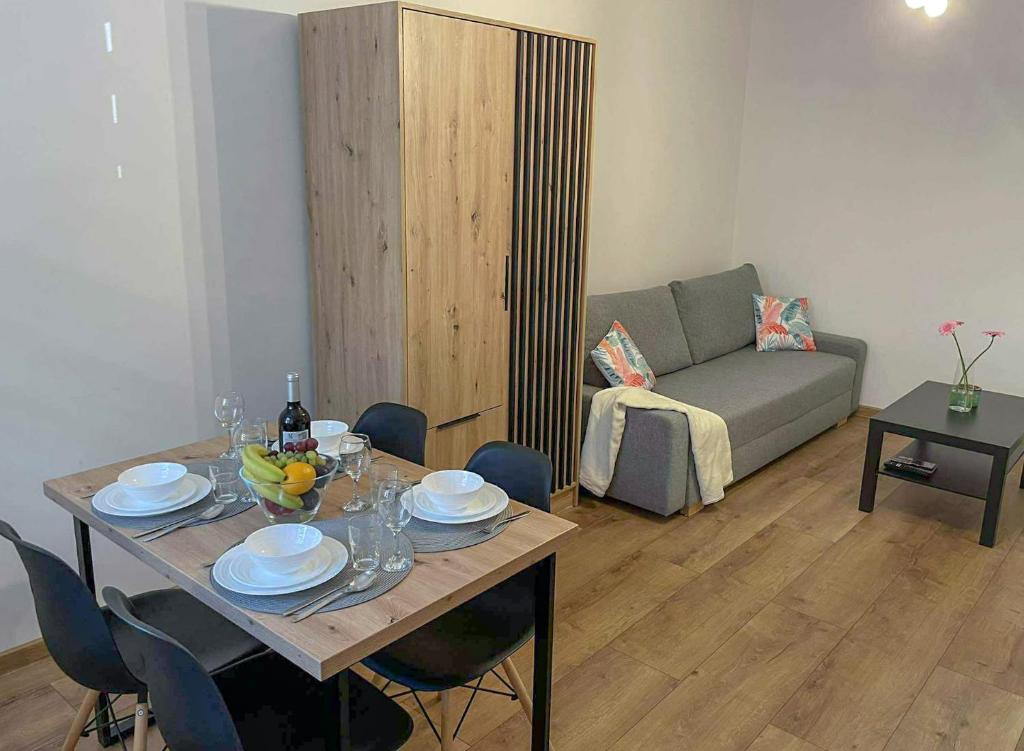 Χώρος καθιστικού στο Apartament Olesno Centrum