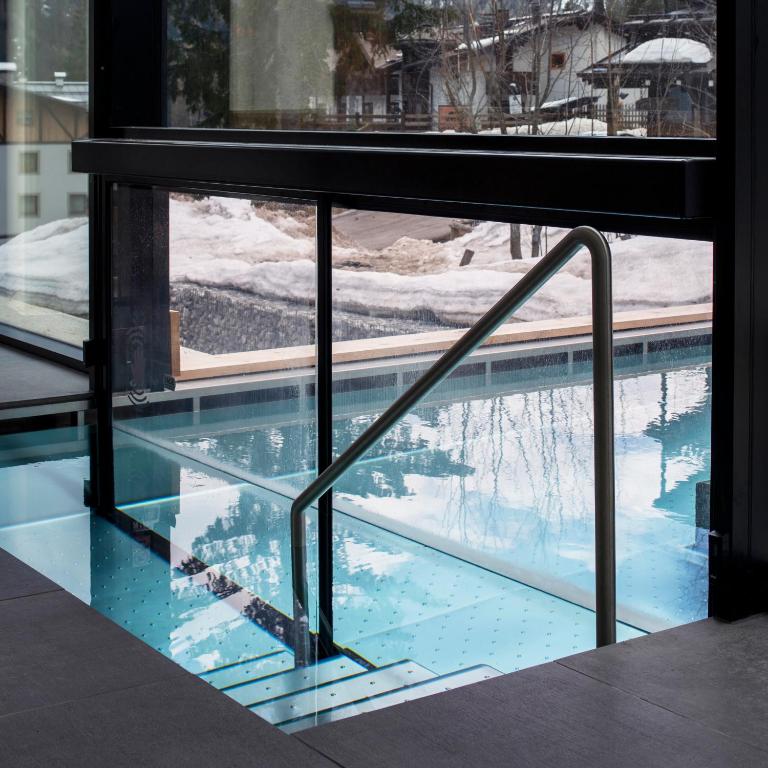 Bazén v ubytování Hotel Dahu nebo v jeho okolí