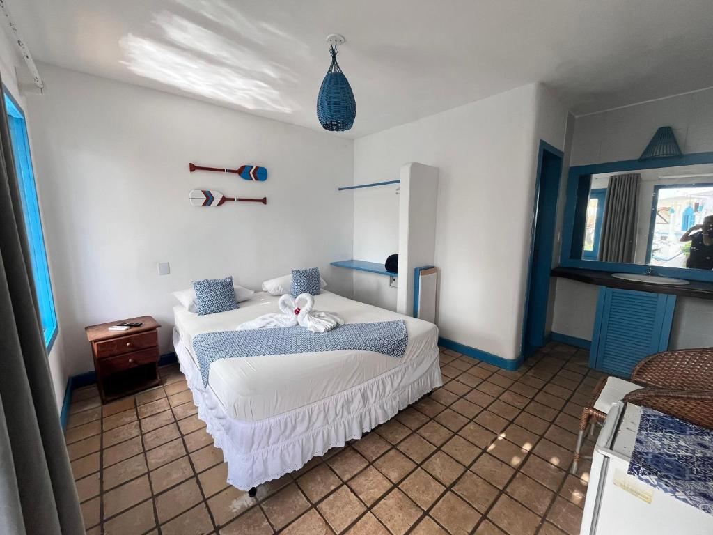 Postel nebo postele na pokoji v ubytování Pousada Mediterrânea