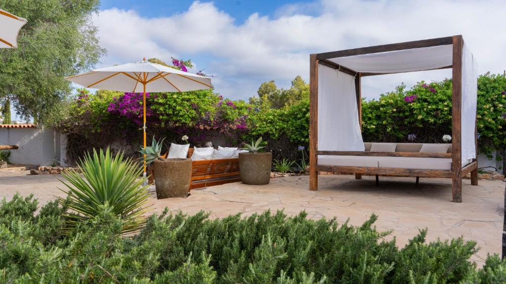 Zahrada ubytování La Masía de Formentera