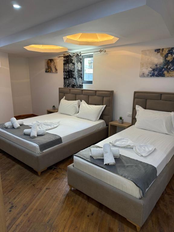 Postel nebo postele na pokoji v ubytování Hotel Summer