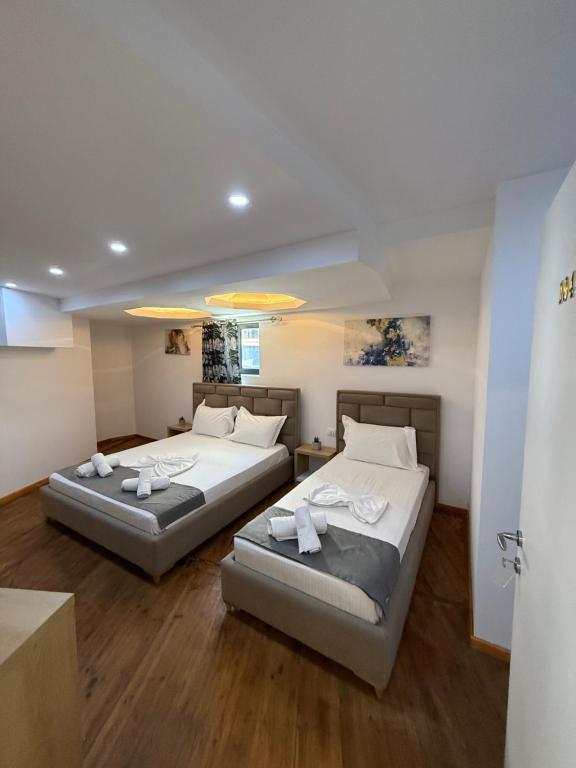 Postel nebo postele na pokoji v ubytování Hotel Summer