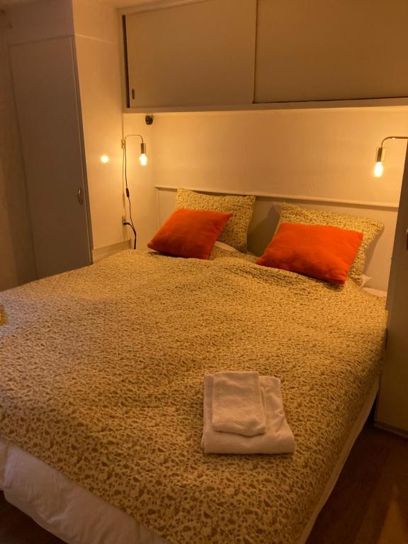Postel nebo postele na pokoji v ubytování Spangsbo b&b