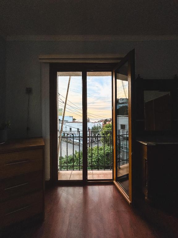 Balkón nebo terasa v ubytování MalaYerba Hostel
